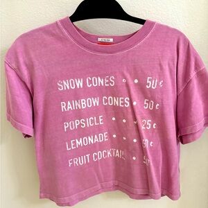 Mother Cropped T Shirt